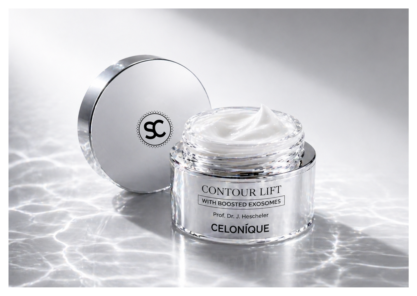 CELONIQUE Contour Lift Cream mit Exosomen – luxuriöse Anti-Aging Augencreme gegen Augenfalten und Smile Lines für sichtbar straffere und glattere Haut
