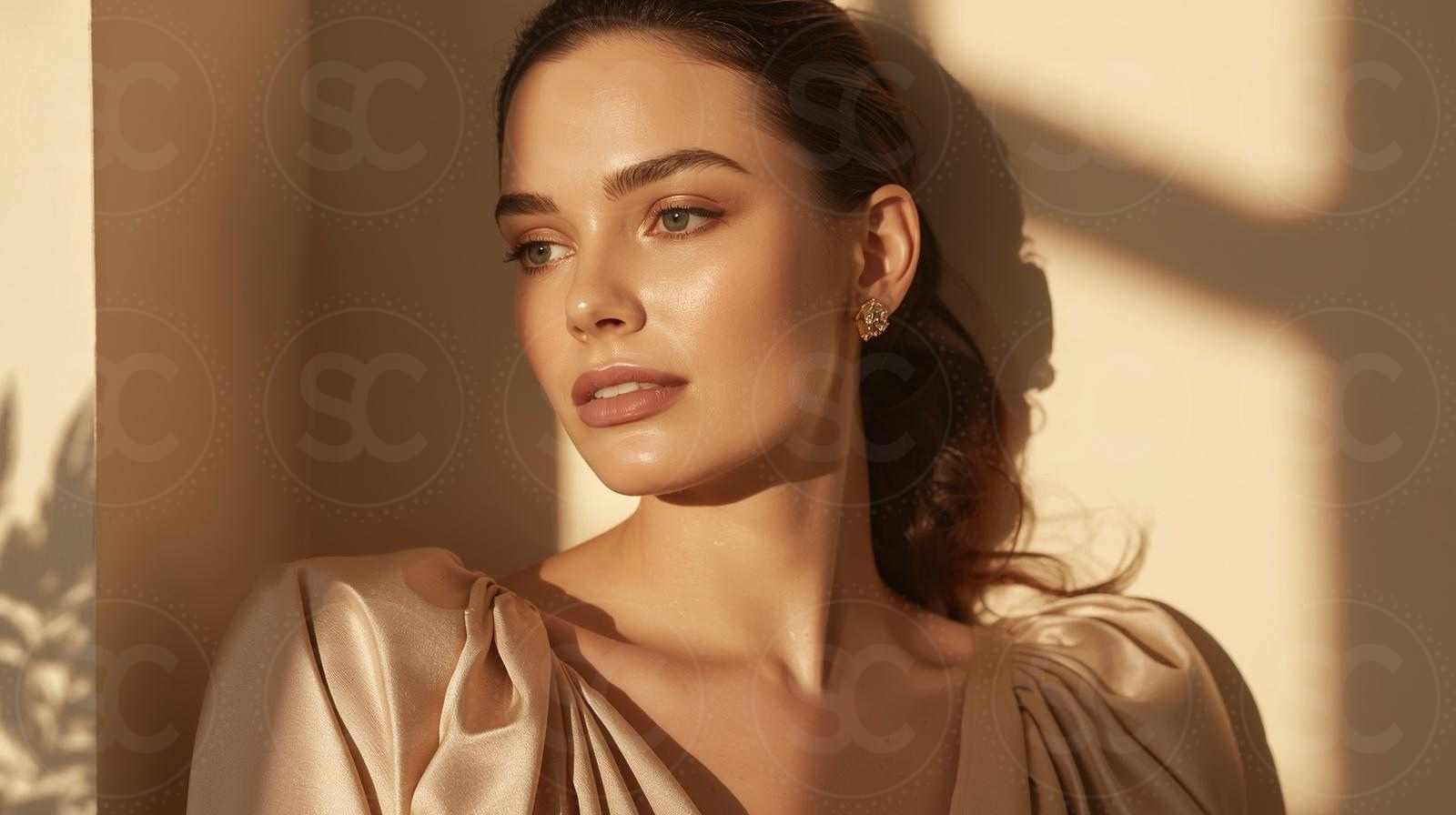 frau mit strahlender haut glow skin moderne hautpflege